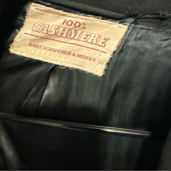 Hart Schaffner & Marx Vintage 100% Cashmere Heavy Pea Coat - Picture 11 of 14